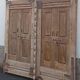 Large old double wooden door
