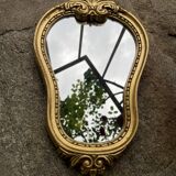 Vintage gold mirror 32 X 18cm