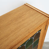 Oak showcase, Danish design, 1960s, production: Denmark