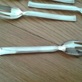 12 small forks. Boulenger goldsmithing.