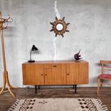 Vintage Scandinavian sideboard with gray legs