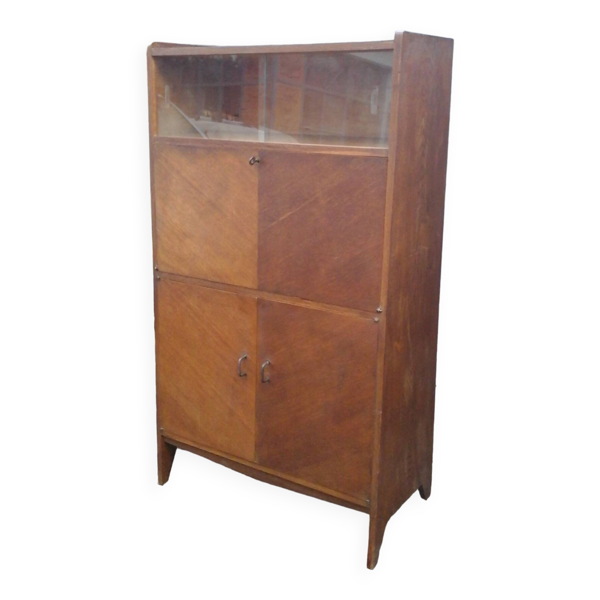 Vintage oak secretary 70