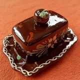 Vintage ceramic butter dish