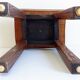 Spanish Baroque Oak Side Table or Stool, Wabi-Sabi Style, 18th C.