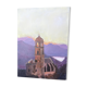 Huile sur toile - Eglise Corse