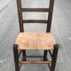 Swiss straw country chairs 1950