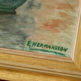 « Vase nature morte » par E. Hermansson