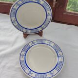 4 assiettes à dessert Gien