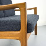 Vintage Two-Seater Senator Sofa in Teak by Ole Wanscher