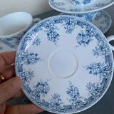 4 seventies cups and saucers from Rivanel