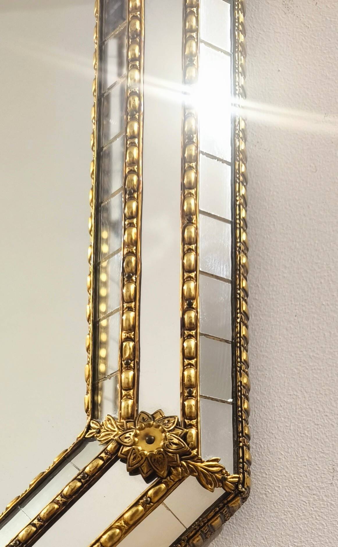 Miroir vénitien des années 80