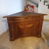 Fireplace corner cabinet