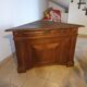 Fireplace corner cabinet
