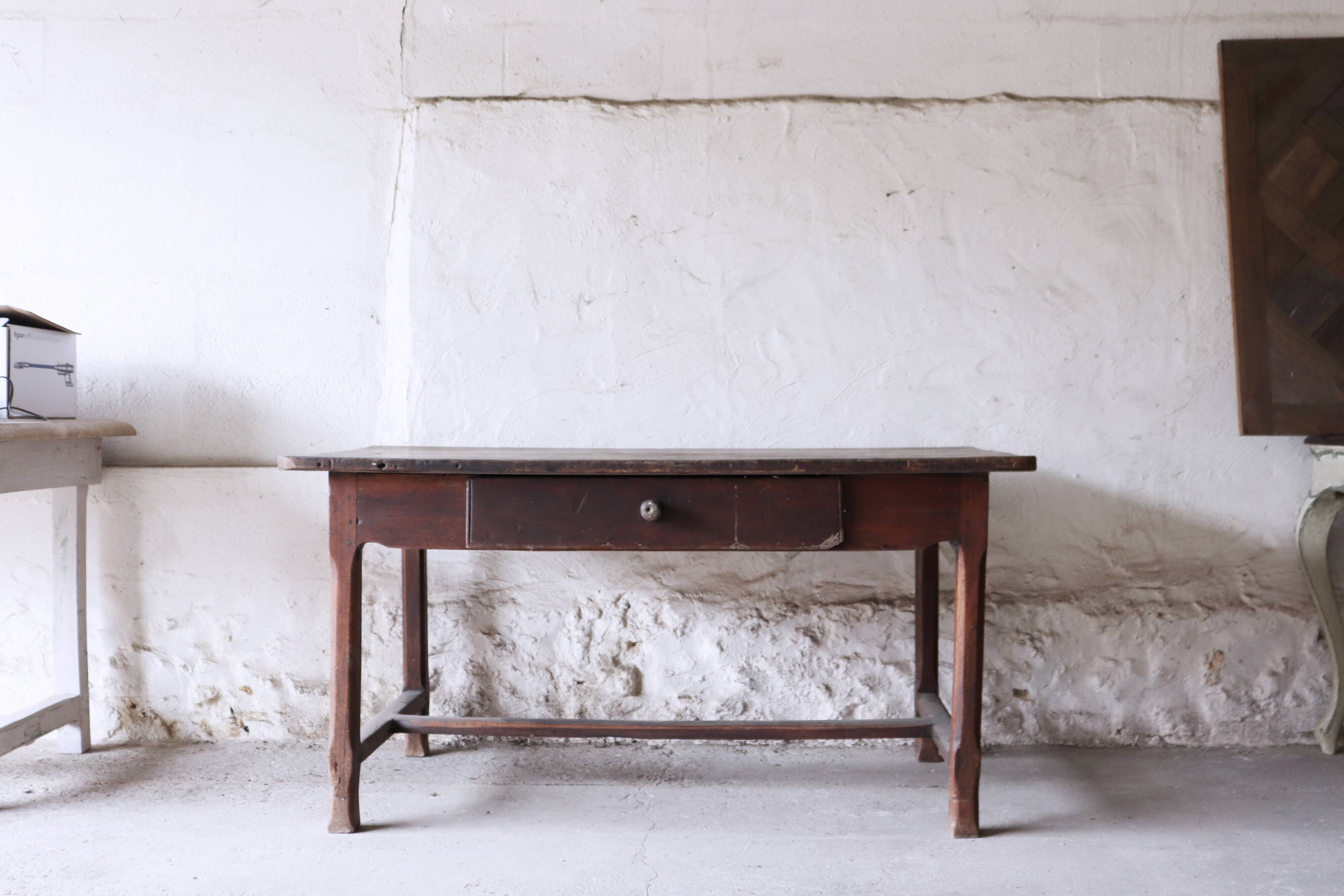Cherry farm table, 18th century