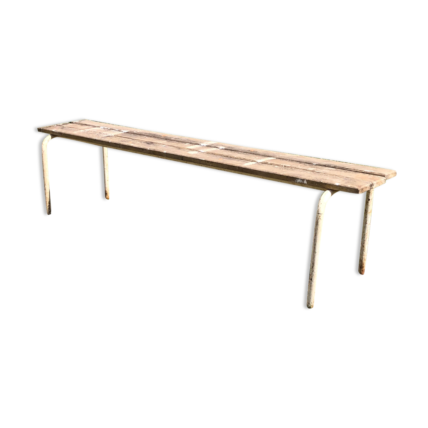 Vintage school bench