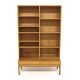 Scandinavian oak library "MTP", Marian Grabinski, IKEA, Sweden