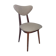 Heart Chair by Helena & Jerzy Kurmanowicz in Beech Wood and Boucle