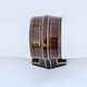 Double wall lamp in brown porcelain Model 6065 by Sigvard Bernadotte for Ifö – 1960s