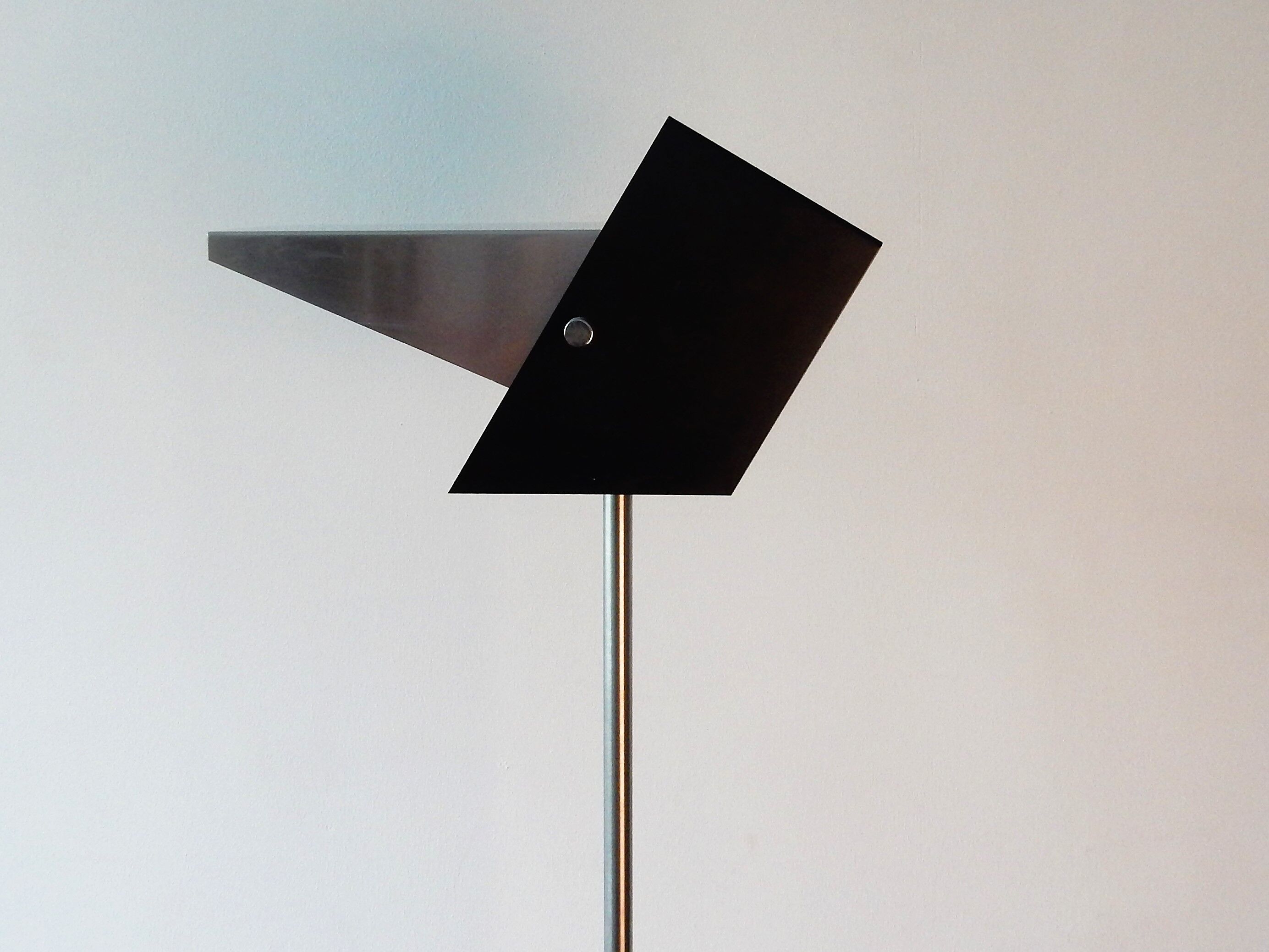 Black and metal adjustable floor lamp for Lyfa, 1960's