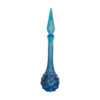 Light blue bubble decanter