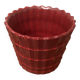 1950s Pleated Ceramic Cache Pot Bordeaux St-Clement H11/D14