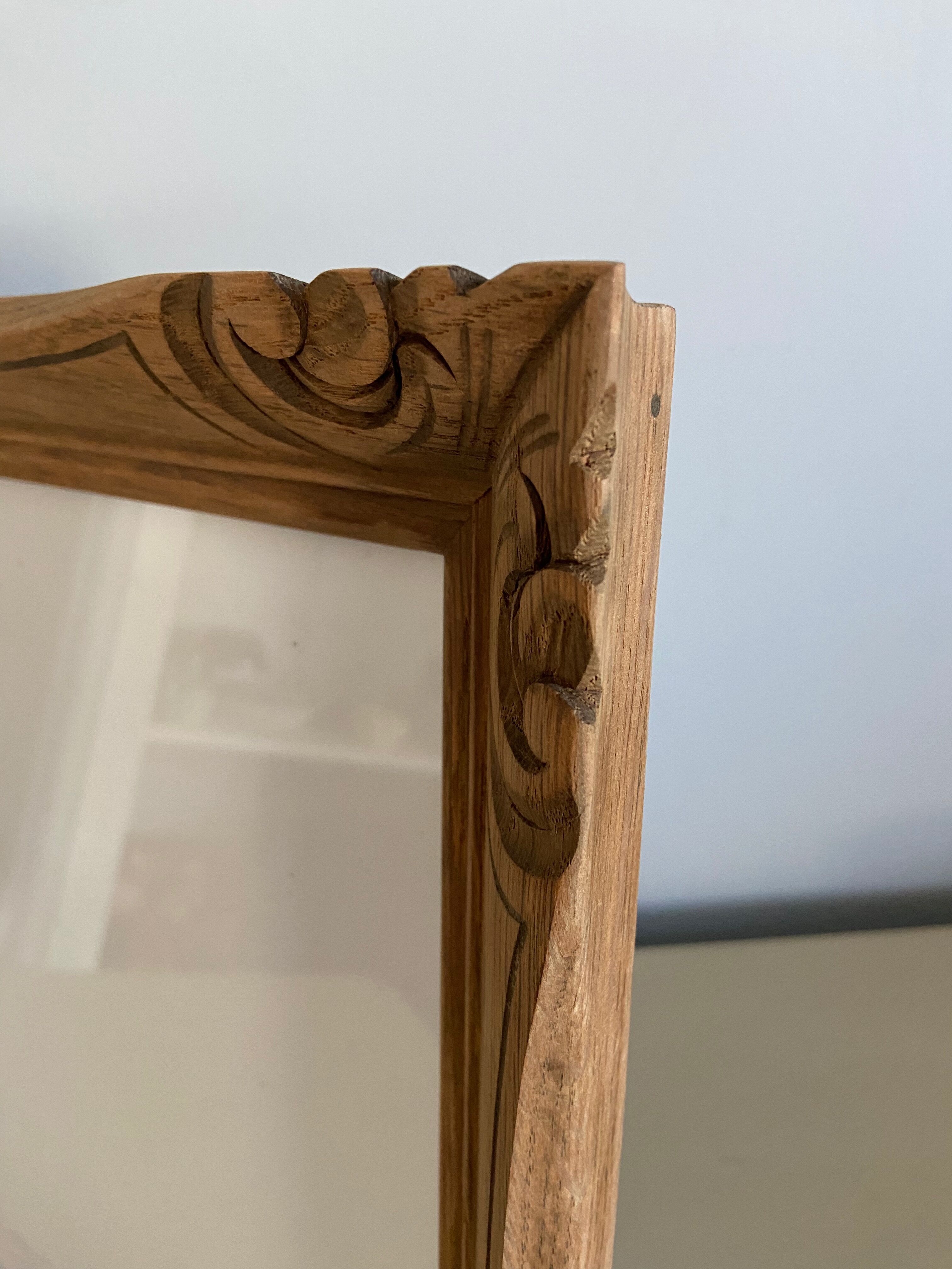 Art Deco wood frame