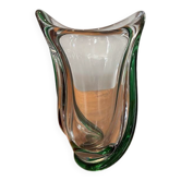 Grand vase torsadé cristal Saint-Louis (ancienne édition avant 1936)
