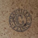 Round sandstone dish