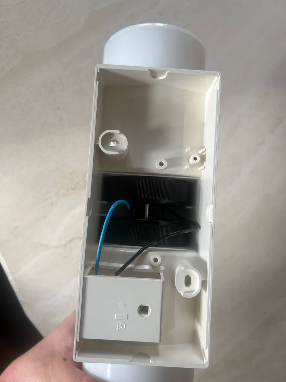 Finnish white wall light mid century