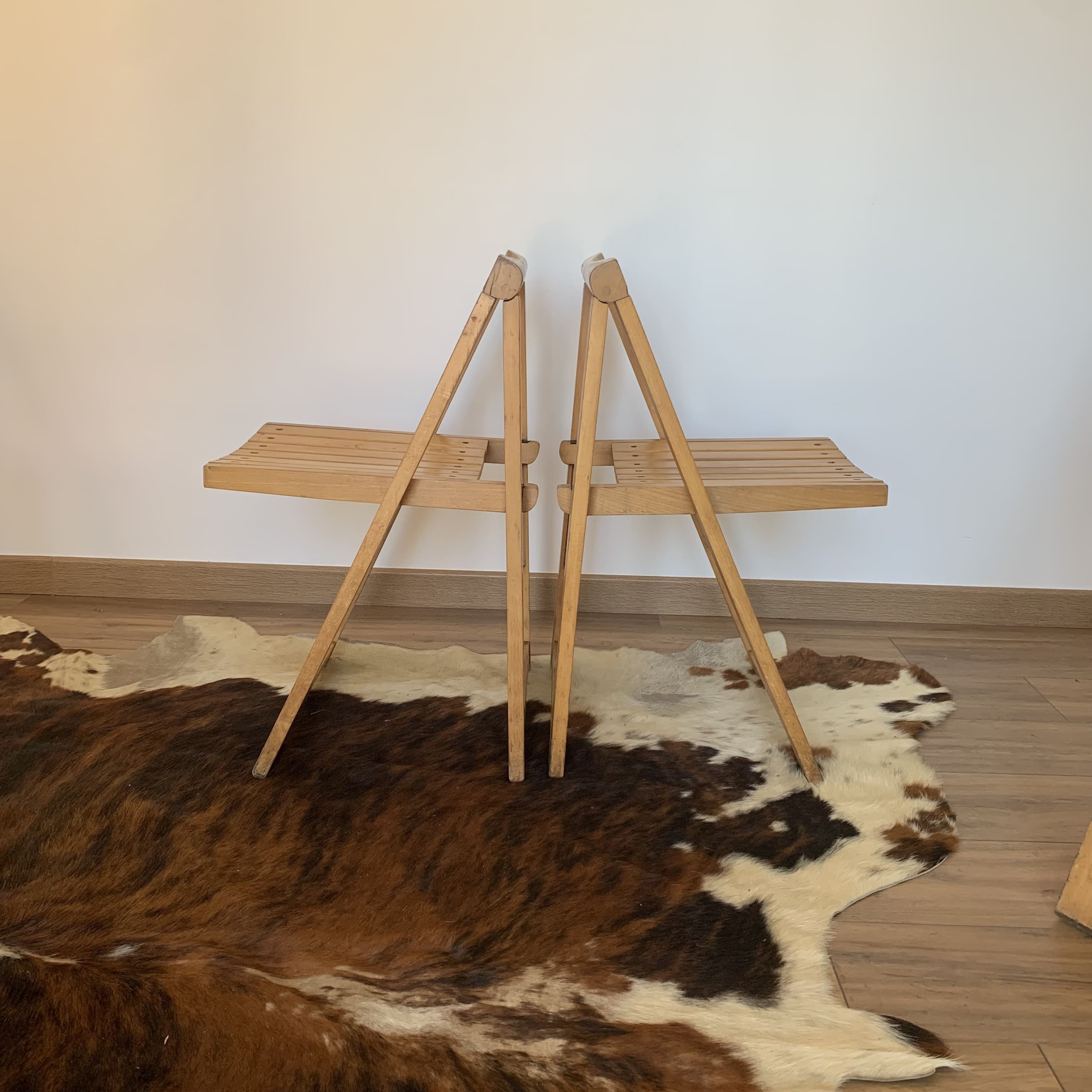 Suite de 4 chaises pliantes