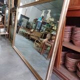 Mirror mirror mirror golden wood bistro style -1m68x1m15