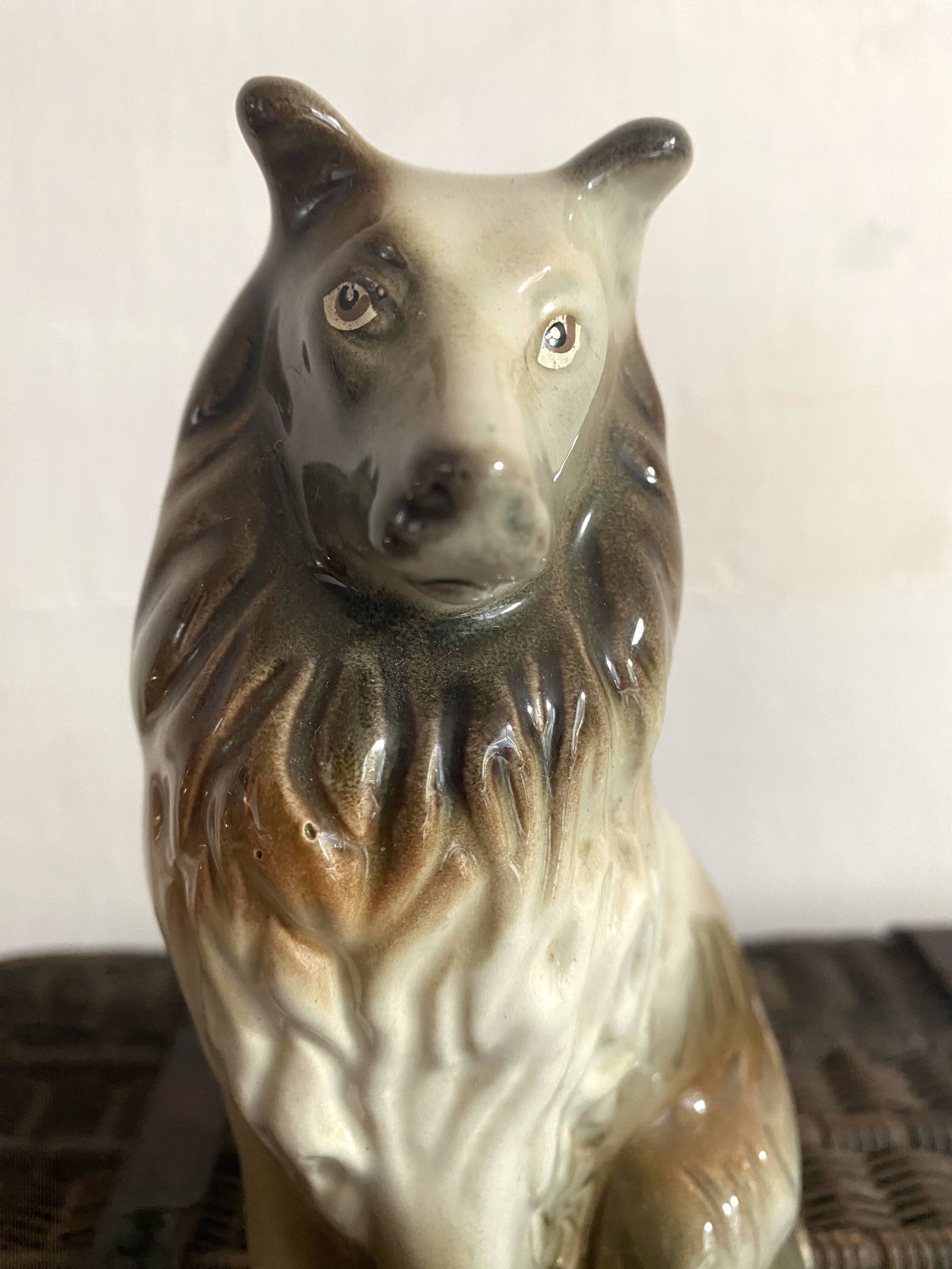 Vintage ceramic dog