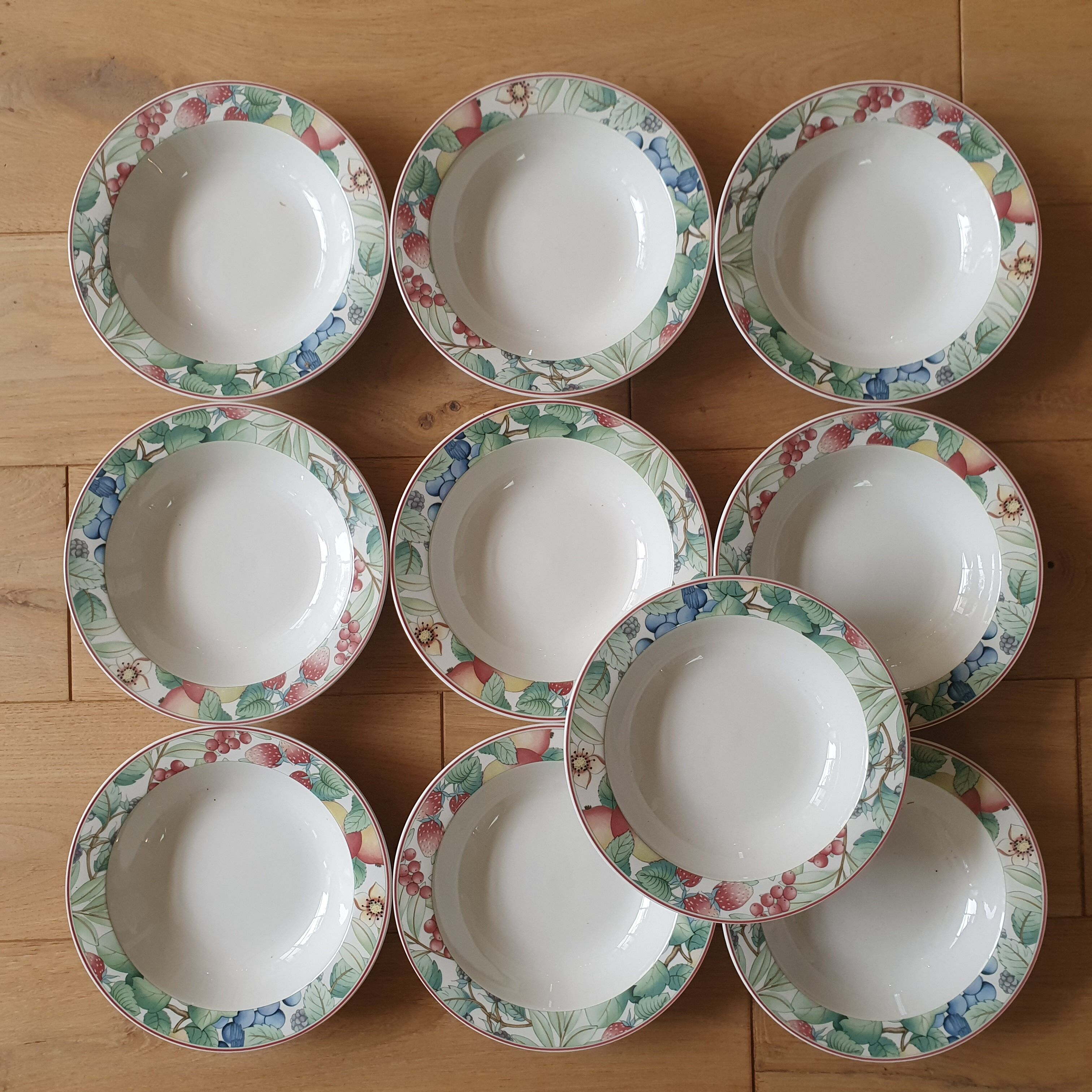 10 deep plates Villeroy and Boch Catalina