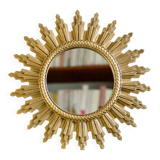 1970s Italian Gold Sun Mirror