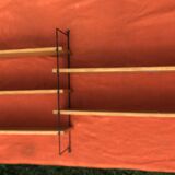 String double wall shelf from the 60s