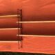 String double wall shelf from the 60s