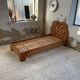 Bed 1 place "palm" wicker and rattan Vivai Del Sud