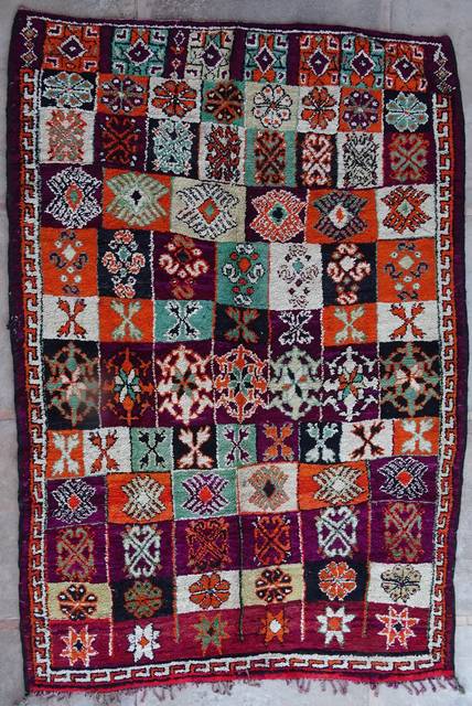 Berber carpet boujaad