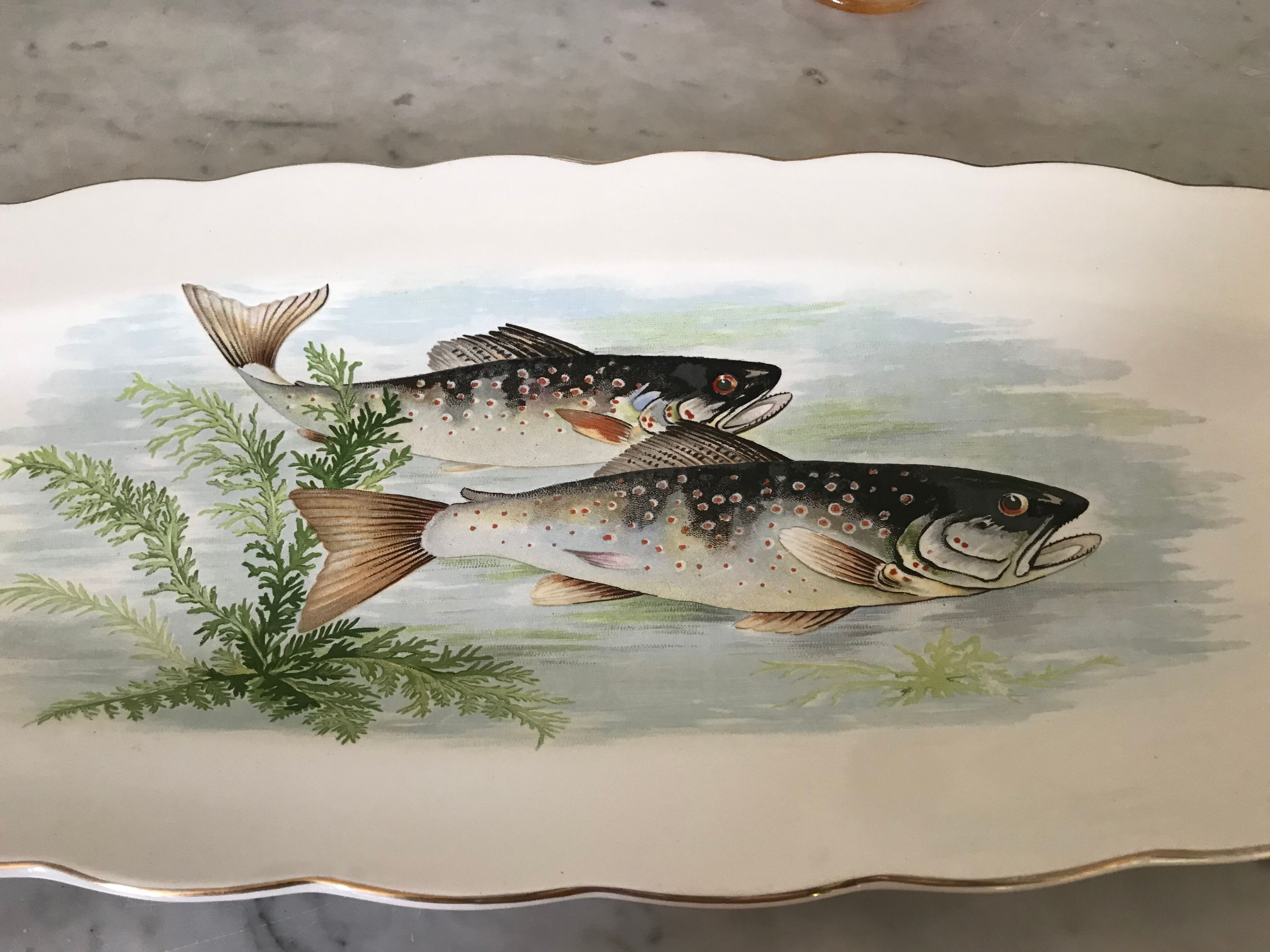 Digoin & Sarreguemines dish