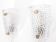 Paire d'appliques scandinaves en cristal