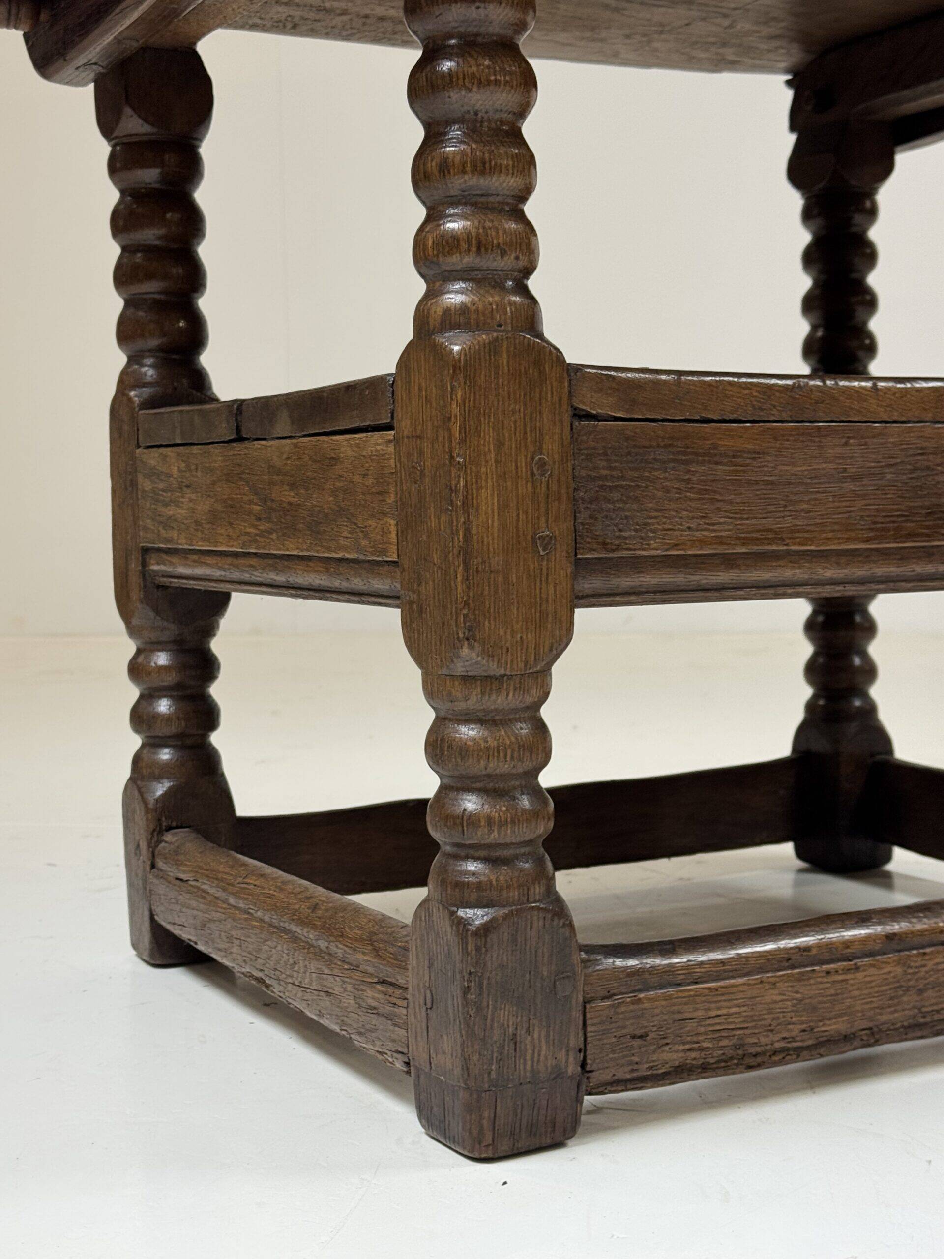 English monk chair table oak 18th century