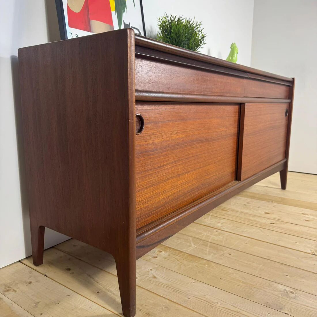 John Herbert teak sideboard – British mid-century credenza from the 1960s