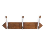 Art Deco Walnut Wall Coat Hanger, Spain, 1930's