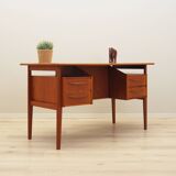 Teak desk, Danish design, 1970s, designer: Gunnar Nielsen, manufacturer: Tibergaard