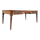 Very large double-sided mahogany desk from the Louis XVI 18th century