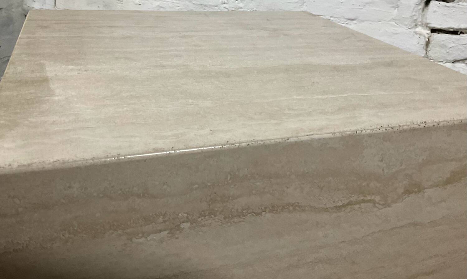 Travertine coffee table from the 70s