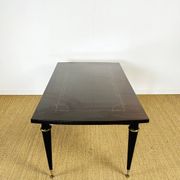 Table de salle à manger art déco française en macassar 1940