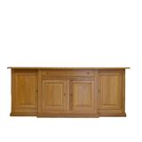 Large solid oak sideboard