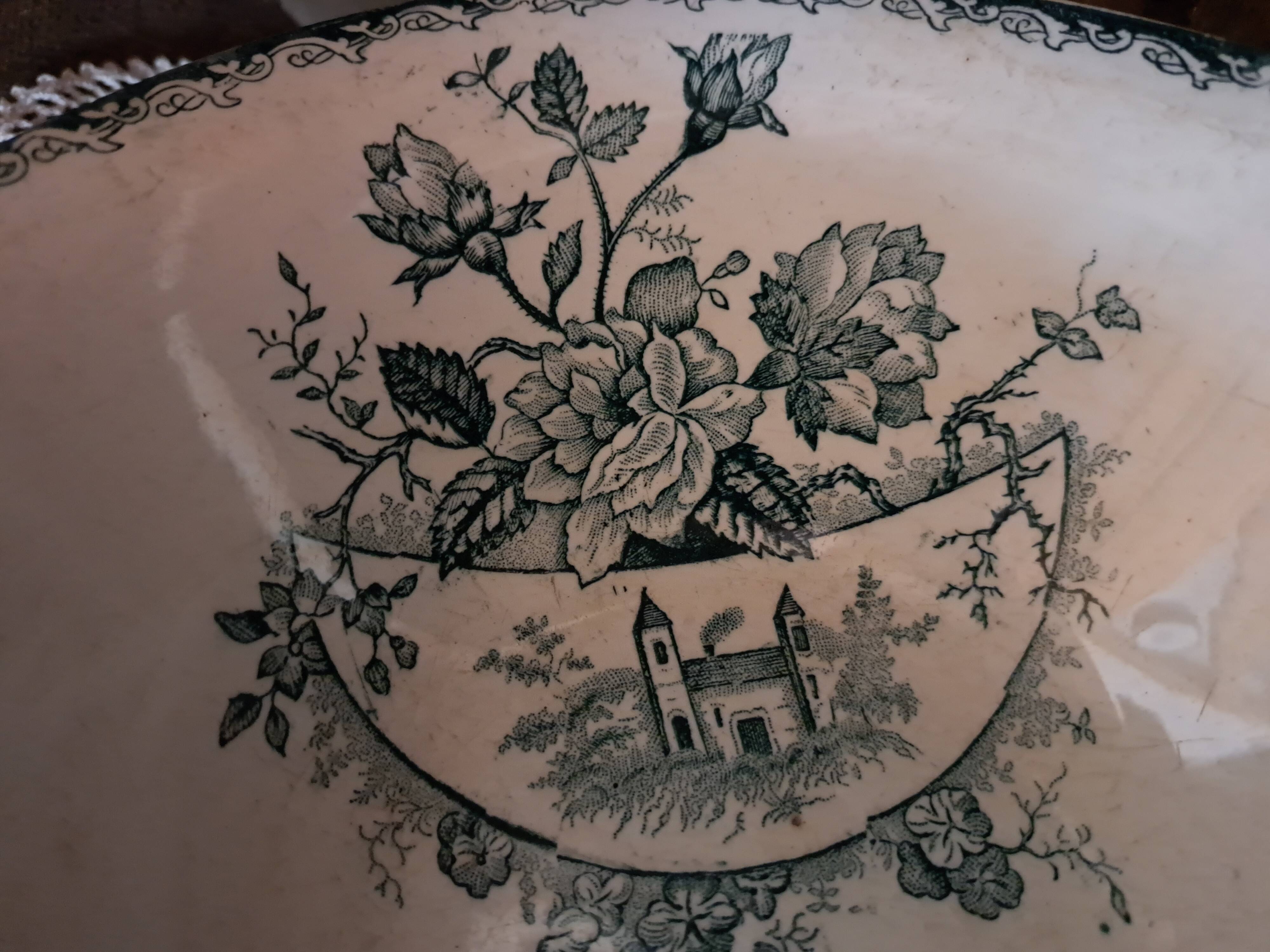 Salad bowl in iron from the Saint Amand et Hamage factory - PAYSAGE model