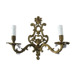 Applique pampilles bronze